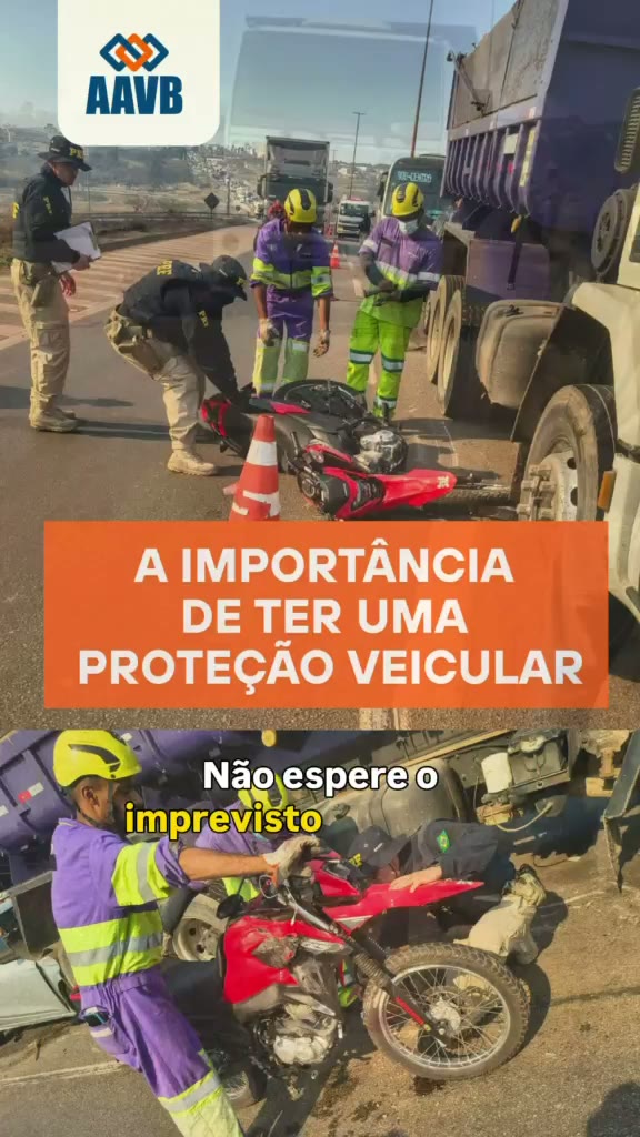 Imprevisto não avisa. A AAVB está pronta para ajudar.